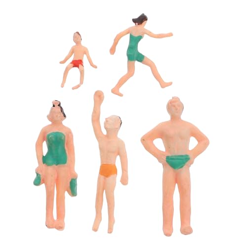 BESTonZON 5 Stück Miniatur-Szene-Ornamente miniaturfiguren Mikro-Menschenfiguren Puppenhaus DIY Miniaturmodelle Minifiguren Menschen Figur kleines Poolspielzeug Mini-Leute Zugmodell Plastik BESTonZON 5 Stück Miniatur-Szene-Ornamente miniaturfiguren Mikro-Menschenfiguren Puppenhaus DIY Miniaturmodelle Minifiguren Menschen Figur kleines Poolspielzeug Mini-Leute Zugmodell Plastik von BESTonZON