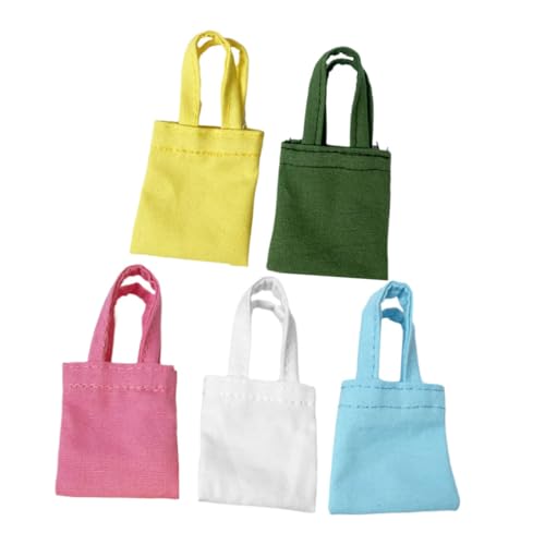 BESTonZON 5 Stück Puppen-umhängetasche Strohsäcke Mini-Single-umhängetasche Makeup Tasche Eimertasche Handtaschen Puzzle-Tasche Kleiner Strohsack Die Einkaufstasche Segeltuch BESTonZON 5 Stück Puppen-umhängetasche Strohsäcke Mini-Single-umhängetasche Makeup Tasche Eimertasche Handtaschen Puzzle-Tasche Kleiner Strohsack Die Einkaufstasche Segeltuch von BESTonZON