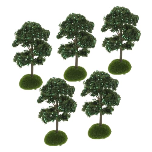 BESTonZON 5 Stück Realistische Miniatur Apfelbäume mit Moos für Sandtisch Modellbau Detailgetreue Dekoration für Mikro Landschaften DIY Basteln Architekturmodelle und Eisenbahn Szenen BESTonZON 5 Stück Realistische Miniatur Apfelbäume mit Moos für Sandtisch Modellbau Detailgetreue Dekoration für Mikro Landschaften DIY Basteln Architekturmodelle und Eisenbahn Szenen von BESTonZON