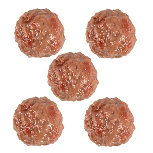 BESTonZON 5 Stück Simulierte Rindfleischbällchen Requisiten Fleisch Lebensmittel Dekorations Requisiten Burger Gefälschtes Essen Realistisches Gefälschtes Brot Kunstlebensmittel BESTonZON 5 Stück Simulierte Rindfleischbällchen Requisiten Fleisch Lebensmittel Dekorations Requisiten Burger Gefälschtes Essen Realistisches Gefälschtes Brot Kunstlebensmittel von BESTonZON