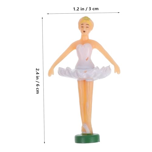 BESTonZON 5stücke Ballettpuppe Für Musikbox Prinzessinnen-Look Tänzerin Puppenfigur Dekoration Spieluhr Zubehör Tänzerin Ornamente Puppen von BESTonZON