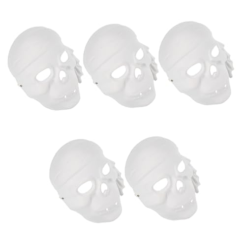 BESTonZON 5 Stück Teiliges Diy Piratenmasken Leere Masken für Kostümpartys Maskerade und Bastelprojekte für Halloween Geburtstagsfeiern und Kreative Aktivitäten BESTonZON 5 Stück Teiliges Diy Piratenmasken Leere Masken für Kostümpartys Maskerade und Bastelprojekte für Halloween Geburtstagsfeiern und Kreative Aktivitäten von BESTonZON