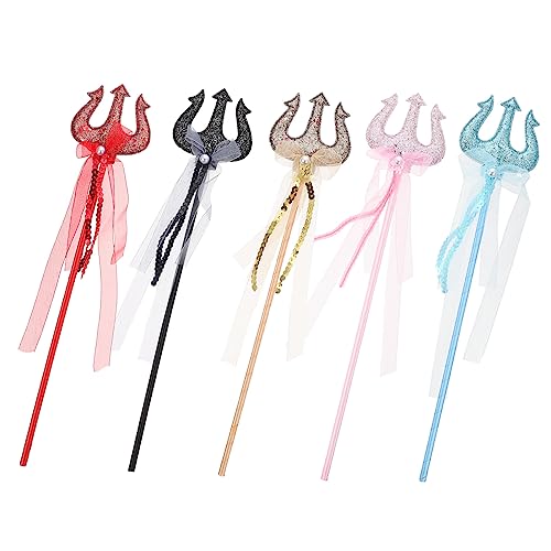 BESTonZON 5 Stück Teiliges Glitzer Feenstäbe für Halloween Dekoration Handheld Zauberstäbe für Mädchen Partyaccessoires für Geburtstagsfeiern und Aufführungen BESTonZON 5 Stück Teiliges Glitzer Feenstäbe für Halloween Dekoration Handheld Zauberstäbe für Mädchen Partyaccessoires für Geburtstagsfeiern und Aufführungen von BESTonZON