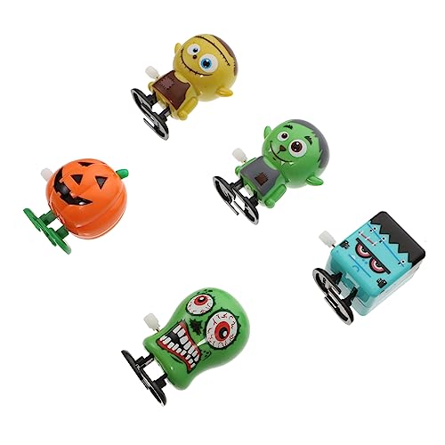 BESTonZON 5 Stück Teiliges Halloween Wind Up mit Lustigen Cartoon Figuren Mechanische Laufspielzeuge für Leichte Tragbare Deko für Party Geburtstag und Gruselspaß BESTonZON 5 Stück Teiliges Halloween Wind Up mit Lustigen Cartoon Figuren Mechanische Laufspielzeuge für Leichte Tragbare Deko für Party Geburtstag und Gruselspaß von BESTonZON