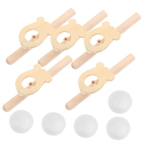 BESTonZON 5 Stück Teiliges Holz blasball Balancierendes Pustespiel zur Stärkung der Lippenmuskulatur Training von Atemkontrolle und Koordination Geeignet für Ab Jahren BESTonZON 5 Stück Teiliges Holz blasball Balancierendes Pustespiel zur Stärkung der Lippenmuskulatur Training von Atemkontrolle und Koordination Geeignet für Ab Jahren von BESTonZON