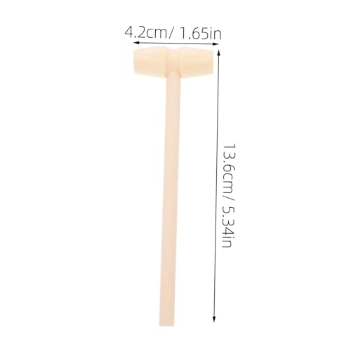 BESTonZON 5 Stück Teiliges Holzhammer für Junge Mädchen und Kleinkinder Verbessert Hand Auge Koordination Fördert Geschicklichkeit und Greiffähigkeit Kreatives Lernspielzeug für Jungen und von BESTonZON