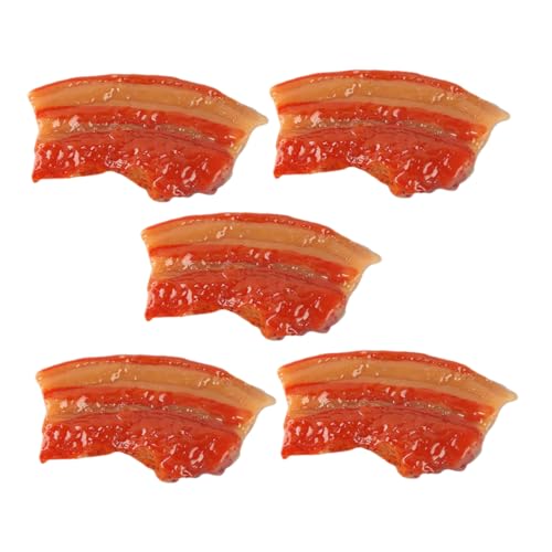 BESTonZON 5 Stück Teiliges Künstliches Fleisch Deko Simuliertes Fleisch Modell für Küche Tisch Party und Fotografie Realistische Lebensmittelattrappe für Kreative Dekoration und Requisiten BESTonZON 5 Stück Teiliges Künstliches Fleisch Deko Simuliertes Fleisch Modell für Küche Tisch Party und Fotografie Realistische Lebensmittelattrappe für Kreative Dekoration und Requisiten von BESTonZON