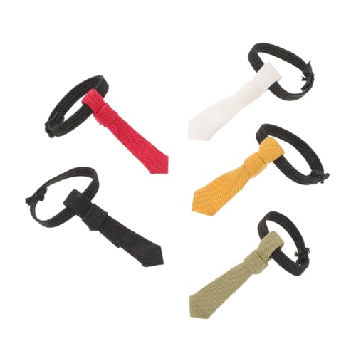 BESTonZON 5 Stück Teiliges Mini Halsband für Puppen Miniatur Bjd Dollhouse Krawatten aus Langlebigem Stoff Vielseitige DIY Puppenkleidung Zubehör für Schlafzimmer und Ankleidespaß BESTonZON 5 Stück Teiliges Mini Halsband für Puppen Miniatur Bjd Dollhouse Krawatten aus Langlebigem Stoff Vielseitige DIY Puppenkleidung Zubehör für Schlafzimmer und Ankleidespaß von BESTonZON