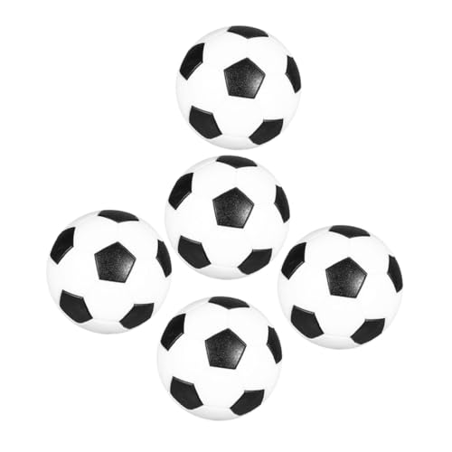 BESTonZON 5 Stück Teiliges Mini Tischfußball Bälle Ersatzkugeln für Foosball Tische Hohe Haltbarkeit Einfache Austauschbarkeit für Profi Freizeitspiele zu Hause Club von BESTonZON