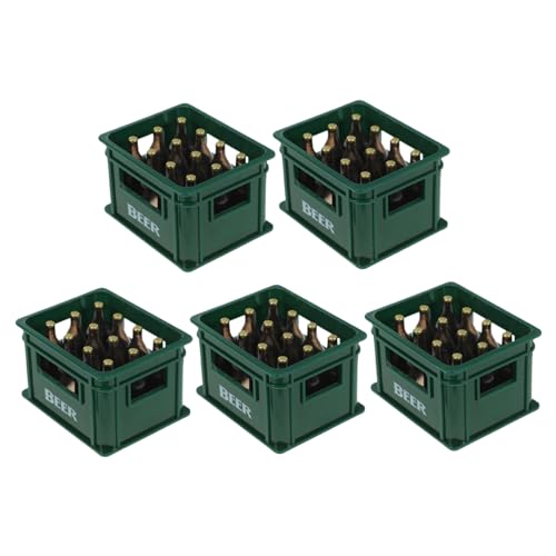 BESTonZON 5 Stück Teiliges Miniatur Bierkisten aus Widerstandsfähigem Harz Detaillierte Puppenhaus Dekoration Vielseitig für Küchen Barzubehör Realistische Mini Getränkekisten für Kreative BESTonZON 5 Stück Teiliges Miniatur Bierkisten aus Widerstandsfähigem Harz Detaillierte Puppenhaus Dekoration Vielseitig für Küchen Barzubehör Realistische Mini Getränkekisten für Kreative von BESTonZON