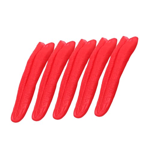 BESTonZON 5 Stück Teiliges Realistische Rote Mund Requisiten aus Hautfreundlichem Material für Halloween Bühnenpranks und Karneval Tragbar und Leicht Kontrollierbar für Erwachsene BESTonZON 5 Stück Teiliges Realistische Rote Mund Requisiten aus Hautfreundlichem Material für Halloween Bühnenpranks und Karneval Tragbar und Leicht Kontrollierbar für Erwachsene von BESTonZON