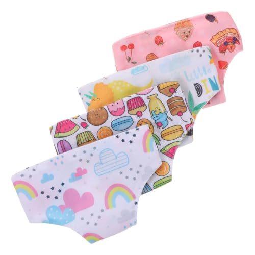 BESTonZON 5 Stück Teiliges Set Puppen Unterhosen aus Weichem Atmungsaktivem Elastisch für Puppen Wiederverwendbar Leichter für Sommerkleidung für Rollenspiele von BESTonZON