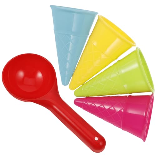 BESTonZON 5 Stück Teiliges Set Strandspielzeug für Eistüten und Schaufeln für Sandkasten Geeignet für Spiel im Freien und Am Strand Zufällige Farben Zufällige Farbe BESTonZON 5 Stück Teiliges Set Strandspielzeug für Eistüten und Schaufeln für Sandkasten Geeignet für Spiel im Freien und Am Strand Zufällige Farben Zufällige Farbe von BESTonZON