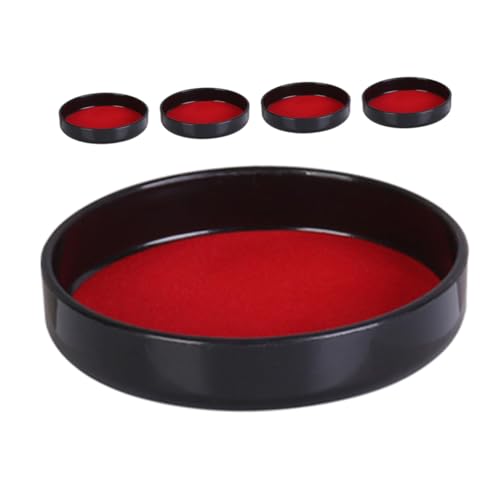 BESTonZON 5 Stücke Würfelbecher Boden Robust Kunststoff Würfel Shaker Tray Für Bar/Party Spiele von BESTonZON