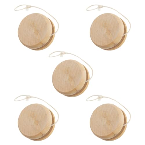 BESTonZON 5 Stück hölzernes Jo-Jo Jonglieren außen Werfen Finger Ball Jo-Jo für den Park Outdoor- Jo-Jo- Jo-Jo-Kugeln aus Holz Jo-Jos aus Holz BESTonZON 5 Stück hölzernes Jo-Jo Jonglieren außen Werfen Finger Ball Jo-Jo für den Park Outdoor- Jo-Jo- Jo-Jo-Kugeln aus Holz Jo-Jos aus Holz von BESTonZON