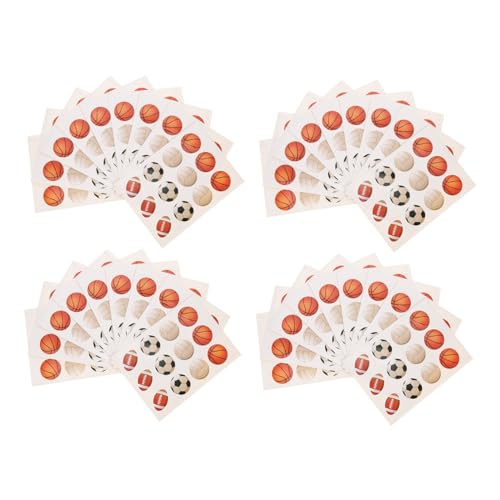 BESTonZON 50 Blatt Sport-Themen-Basketball-fußball- -Aufkleber Journal Planner Adhesive Scrapbooking Für Party Favors von BESTonZON