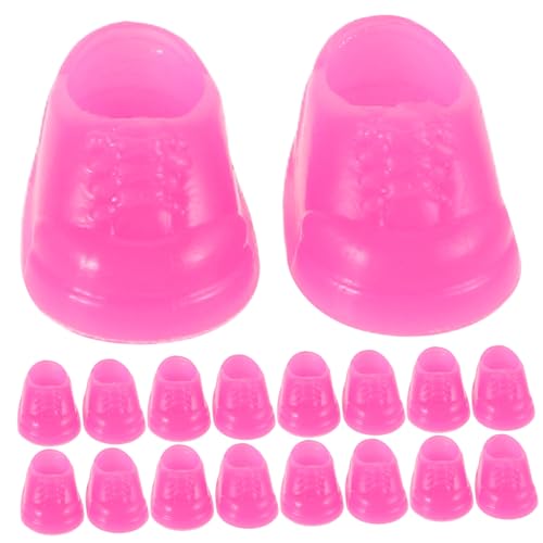 BESTonZON 50 Paar Kleine Gelbe Entenspielzeug Mini-Sachen Prinzessinschuhe Schuhe Für Mädchen Hausschuhe Für Spielzeugschuhe Mini-fingerschuhe Kleinkind-Hausschuhe Rosy Plastik BESTonZON 50 Paar Kleine Gelbe Entenspielzeug Mini-Sachen Prinzessinschuhe Schuhe Für Mädchen Hausschuhe Für Spielzeugschuhe Mini-fingerschuhe Kleinkind-Hausschuhe Rosy Plastik von BESTonZON