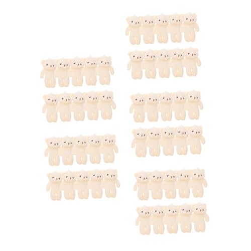 BESTonZON 50 Stck. Teiliges Kleiner Bären Anhänger Spielzeuge Weiche Cartoon Bär Puppen für Dekoration und Geschenkoption für Freunde und Familie BESTonZON 50 Stck. Teiliges Kleiner Bären Anhänger Spielzeuge Weiche Cartoon Bär Puppen für Dekoration und Geschenkoption für Freunde und Familie von BESTonZON