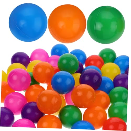 BESTonZON 50 Stück -Bobo-Ball Plastikball Outdoor Ballspielzeug Babyspielzeug für Badewanne runde Pits Bälle Reinigungskugeln aus Kunststoff Plastikkugeln BESTonZON 50 Stück -Bobo-Ball Plastikball Outdoor Ballspielzeug Babyspielzeug für Badewanne runde Pits Bälle Reinigungskugeln aus Kunststoff Plastikkugeln von BESTonZON