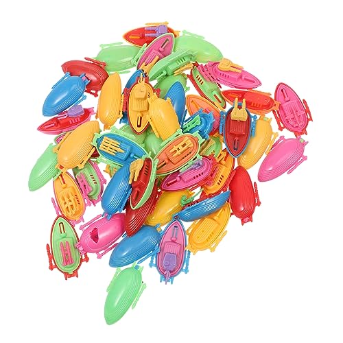 BESTonZON 50 Stück Bootsmodell Kinderspielzeug Miniaturen Miniatur-tierfiguren Autospielzeug Für Mini- Für Babys Fotospielzeug Mini-Dekoration PVC von BESTonZON