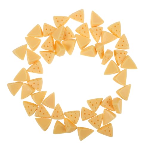 BESTonZON 50 Stück DIY Simulierte Käse Modell Dekorationen Realistische Käse Charms für Mini Dessert Dekorationen und Bastelprojekte für Handyhüllen und Fotografie BESTonZON 50 Stück DIY Simulierte Käse Modell Dekorationen Realistische Käse Charms für Mini Dessert Dekorationen und Bastelprojekte für Handyhüllen und Fotografie von BESTonZON