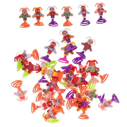 BESTonZON 50 Stück Frühlings-Clown- interaktives Pädagogisches Einzigartiges Springendes Springspielzeug Plastik BESTonZON 50 Stück Frühlings-Clown- interaktives Pädagogisches Einzigartiges Springendes Springspielzeug Plastik von BESTonZON