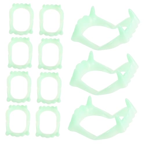 BESTonZON 50 Stück Halloween Luminous Fake Teeth Horrible Vampirzähne für Kostümparty und Cosplay Unheimliche Requisiten für Halloween Feiern und Spaß BESTonZON 50 Stück Halloween Luminous Fake Teeth Horrible Vampirzähne für Kostümparty und Cosplay Unheimliche Requisiten für Halloween Feiern und Spaß von BESTonZON