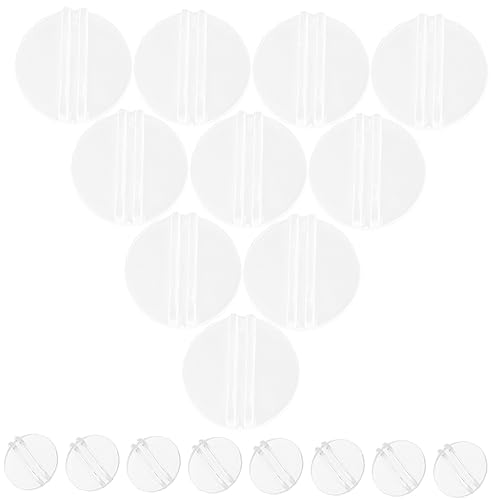BESTonZON 50 Stück Kartenhalter für den Schreibtisch schreintischorganizer Schreibtisch Organiser bürozubehör Spiel Platte vertikaler visitenkartenhalter klarer visitenkartenhalter Plastik von BESTonZON