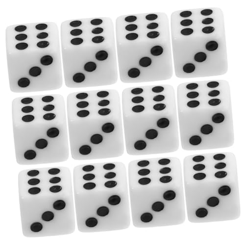 BESTonZON 12 Mm Rotes Acrylwürfel-Set – 50-teiliges -großpackung – Spielwürfel Für Brettspiele Und Partys von BESTonZON