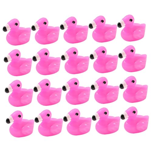 BESTonZON 50 Stück Mikrolandschaftsflamingo Rosa Flamingos Für Den Garten Minifiguren Winzige Acryltiere Mini-Flamingos Gummi-Ananas-badespielzeug Flamingo-Halloween-Dekorationen Rosy Harz BESTonZON 50 Stück Mikrolandschaftsflamingo Rosa Flamingos Für Den Garten Minifiguren Winzige Acryltiere Mini-Flamingos Gummi-Ananas-badespielzeug Flamingo-Halloween-Dekorationen Rosy Harz von BESTonZON
