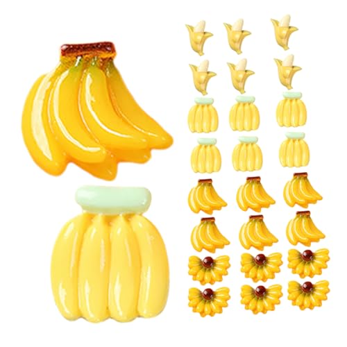 BESTonZON Künstliche Mini-Bananen 50 Stück Für Hochzeits- Geburtstags- Und Eventdekorationen von BESTonZON