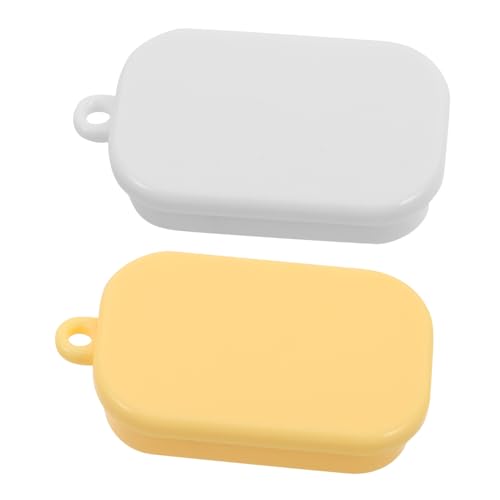 BESTonZON 50 Stück Miniatur Lunchbox mit Fächern DIY für Puppenhaus Realistische Snackboxen in Weiß und Gelb Kindgerechte Aufbewahrungsbehälter für Fantasievolles Rollenspiel BESTonZON 50 Stück Miniatur Lunchbox mit Fächern DIY für Puppenhaus Realistische Snackboxen in Weiß und Gelb Kindgerechte Aufbewahrungsbehälter für Fantasievolles Rollenspiel von BESTonZON