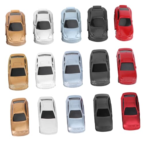 BESTonZON 50 Stück Miniatur Modellautos Bemalte Realistische Sandtisch Fahrzeuge für Diorama Leichtes Tragbares Design für Layout Dekoration und Spielspaß BESTonZON 50 Stück Miniatur Modellautos Bemalte Realistische Sandtisch Fahrzeuge für Diorama Leichtes Tragbares Design für Layout Dekoration und Spielspaß von BESTonZON