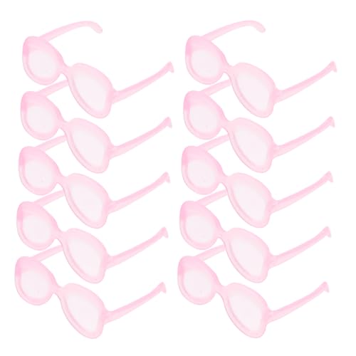 BESTonZON 50 Stück Minipuppenbrille Figur Minibrille für Puppen Dolly kunststoffgläser Puppen stylische Puppensonnenbrille Brillenrequisiten zum Anziehen Plastik Rosa BESTonZON 50 Stück Minipuppenbrille Figur Minibrille für Puppen Dolly kunststoffgläser Puppen stylische Puppensonnenbrille Brillenrequisiten zum Anziehen Plastik Rosa von BESTonZON