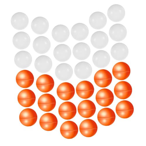 BESTonZON 50 Stück Offene Lotteriekugeln aus Wiederverwendbarem PVC Kleine Raffle Draw Balls für Partyspiele Basteln und Weihnachtsdekoration Praktische Spielkugeln für Unterhaltsame von BESTonZON