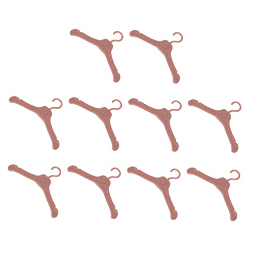 BESTonZON 50 Stück Puppenaufhänger Interaktive Babypuppe Puppenkleiderbügel -kleiderbügel Generation Puppenkleidung Puppenhaus Kleiderbügel Miniatur Kleiderbügel Für Plüsch Brown Plastik BESTonZON 50 Stück Puppenaufhänger Interaktive Babypuppe Puppenkleiderbügel -kleiderbügel Generation Puppenkleidung Puppenhaus Kleiderbügel Miniatur Kleiderbügel Für Plüsch Brown Plastik von BESTonZON