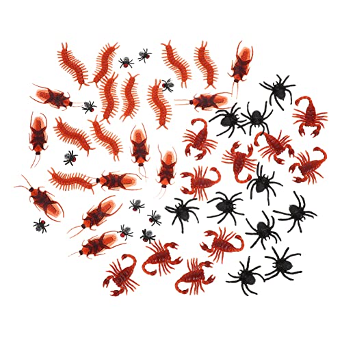 BESTonZON 50 Stück Realistische Modelle Täuschend Echtes Scherzspielzeug für Aprilscherz Lebensechte Insekten Deko für Halloween Party Streichartikel und Kostümveranstaltungen BESTonZON 50 Stück Realistische Modelle Täuschend Echtes Scherzspielzeug für Aprilscherz Lebensechte Insekten Deko für Halloween Party Streichartikel und Kostümveranstaltungen von BESTonZON