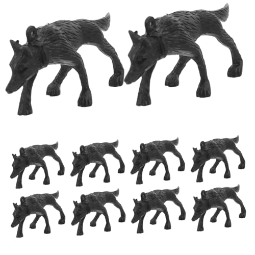 BESTonZON 50 Stück Realistische Skulpturen aus Lernspielzeug für Sandspiel Tische und Kreatives Rollenspiel von BESTonZON