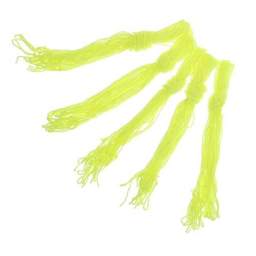 BESTonZON 50 Stück Saiten Jo-Jo-Seil Spielzeugseil spezielles Seil -Jo-Jo Outdoor Yo-Yo Seil Yo-Yo Riemen jo jo für Jo-Jo- Nylon Yellow von BESTonZON