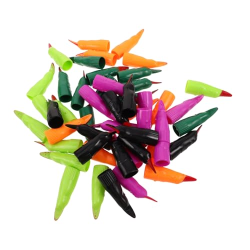BESTonZON 50 Stück Teiliges Halloween Nagelset Bunte Cosplay Fingerkappen Langlebig Leichter Sitz für Kostümpartys Rollenspiele und Gruselige Festival-Events BESTonZON 50 Stück Teiliges Halloween Nagelset Bunte Cosplay Fingerkappen Langlebig Leichter Sitz für Kostümpartys Rollenspiele und Gruselige Festival-Events von BESTonZON