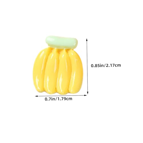 BESTonZON 50 Stück Teiliges Mini Bananen Deko Fake Banane Lebensecht Puppenhaus Küchen Dekoration Vielseitiges Display Accessoire für Party Blumenarrangements und Festliche Gestaltung BESTonZON 50 Stück Teiliges Mini Bananen Deko Fake Banane Lebensecht Puppenhaus Küchen Dekoration Vielseitiges Display Accessoire für Party Blumenarrangements und Festliche Gestaltung von BESTonZON