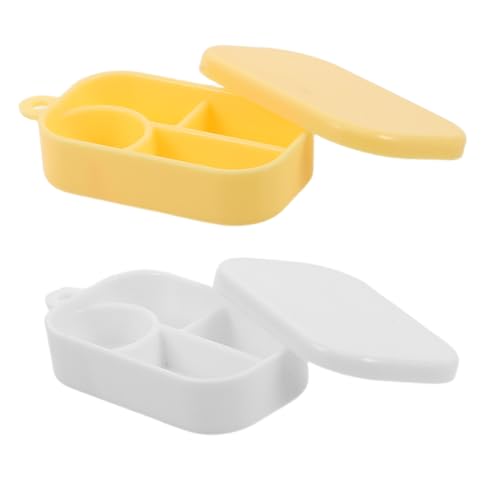 BESTonZON 50 Stück Teiliges Miniatur Lunchbox mit Fächern Leichter für Puppenhaus Tragbar und Realistisch für Kinderküche und Kreatives Rollenspiel BESTonZON 50 Stück Teiliges Miniatur Lunchbox mit Fächern Leichter für Puppenhaus Tragbar und Realistisch für Kinderküche und Kreatives Rollenspiel von BESTonZON