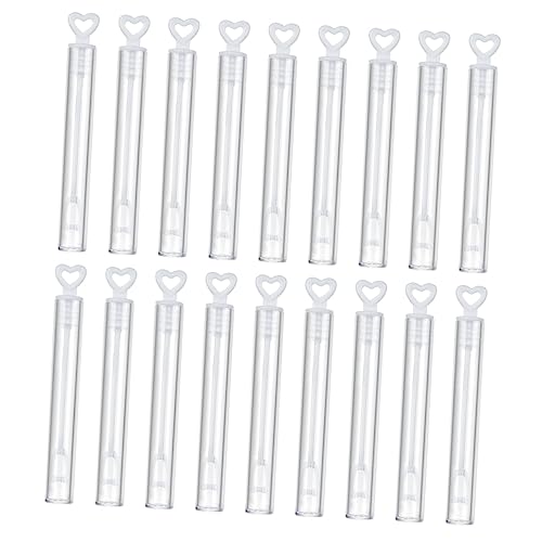 BESTonZON 50 Stück Transparentes Seifenblasen Stab Lustiger Seifenblasenmacher für Partys und Outdoor Aktivitäten von BESTonZON