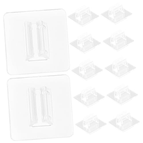 BESTonZON 50 Stück Visitenkarten-Organizer Für Den Schreibtisch Tragbarer Spielkartenhalter Pro Geschäft Mehrere Fall Die Kette Einziehbar Spielkartenhalterständer Lader Abzeichen Plastik von BESTonZON