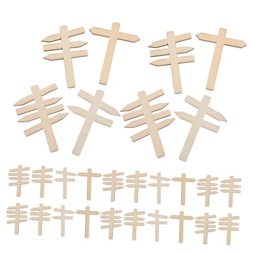 BESTonZON 50 Stück dekorativer Einsatz Lernspielzeug für Dollhouse -Labelzubehör Puppenhaus-Straßenschilder Message-Board-Ornament Verkehrszeichen-Requisite Holz Khaki BESTonZON 50 Stück dekorativer Einsatz Lernspielzeug für Dollhouse -Labelzubehör Puppenhaus-Straßenschilder Message-Board-Ornament Verkehrszeichen-Requisite Holz Khaki von BESTonZON