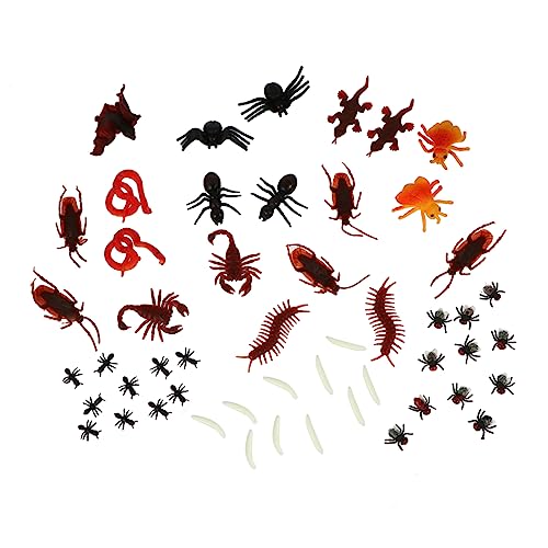 BESTonZON 50 Teiliges Set Simuliertes Käferspielzeug Gefälschte Spinnen Gruselige Halloween Dekorationen Spinnenspielzeug Streichspielzeug Halloween Simulation Halloween Streich BESTonZON 50 Teiliges Set Simuliertes Käferspielzeug Gefälschte Spinnen Gruselige Halloween Dekorationen Spinnenspielzeug Streichspielzeug Halloween Simulation Halloween Streich von BESTonZON