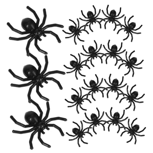 BESTonZON 500 Stück Simulationsspinnenspielzeug Halloween Schreckens Streichspinnen Miniatur Spinnen Streichspielzeug Halloween Spinne Heimdekoration Halloween Party Streichdekoration BESTonZON 500 Stück Simulationsspinnenspielzeug Halloween Schreckens Streichspinnen Miniatur Spinnen Streichspielzeug Halloween Spinne Heimdekoration Halloween Party Streichdekoration von BESTonZON