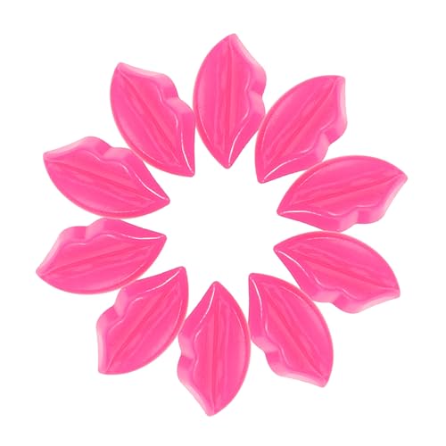 BESTonZON 50pcs DIY Brüfung Von Dull Mustion Teile Bunte Große Lippenformknöpfe Nähzubehör Für Puppenherstellung Kleidung Handgefertigtes Projekte von BESTonZON