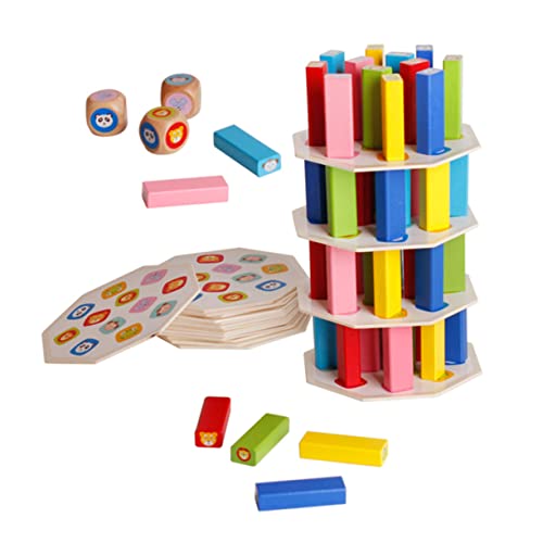 BESTonZON 54 Teiliges Stapelspielzeug Für Pädagogisches Stapelspiel Für Kreative Bauprojekte Lernspielzeug Zur Der Feinmotorik Interaktives Für Jungen Und ädchen BESTonZON 54 Teiliges Stapelspielzeug Für Pädagogisches Stapelspiel Für Kreative Bauprojekte Lernspielzeug Zur Der Feinmotorik Interaktives Für Jungen Und ädchen von BESTonZON