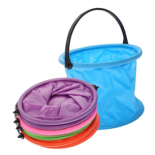BESTonZON 5St Eimer Autopflegeprodukte Trocknen Tank Flasche Blase Foldable Bucket wassercontainer putzkübel sandwanne zusammenklappbares Waschbecken Zusammenklappbarer Wasserbehälter PVC BESTonZON 5St Eimer Autopflegeprodukte Trocknen Tank Flasche Blase Foldable Bucket wassercontainer putzkübel sandwanne zusammenklappbares Waschbecken Zusammenklappbarer Wasserbehälter PVC von BESTonZON